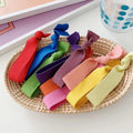 10PCS/set Hair Bands Beauty Daisy Flower Print Thin Girl Hair Rope Sample Tie a Knot Band Women Horsetail Hair Band