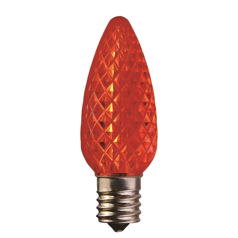 JAIYI C9 Colored Faceted Light Bulb Waterproof LED for Outdoor Courtyard Decoration and Wedding Decoration