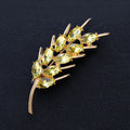 Customize High Quality Brooch with Gold Plate Shiny Crystal Beauty Pins Suitable for Gift for Clothing