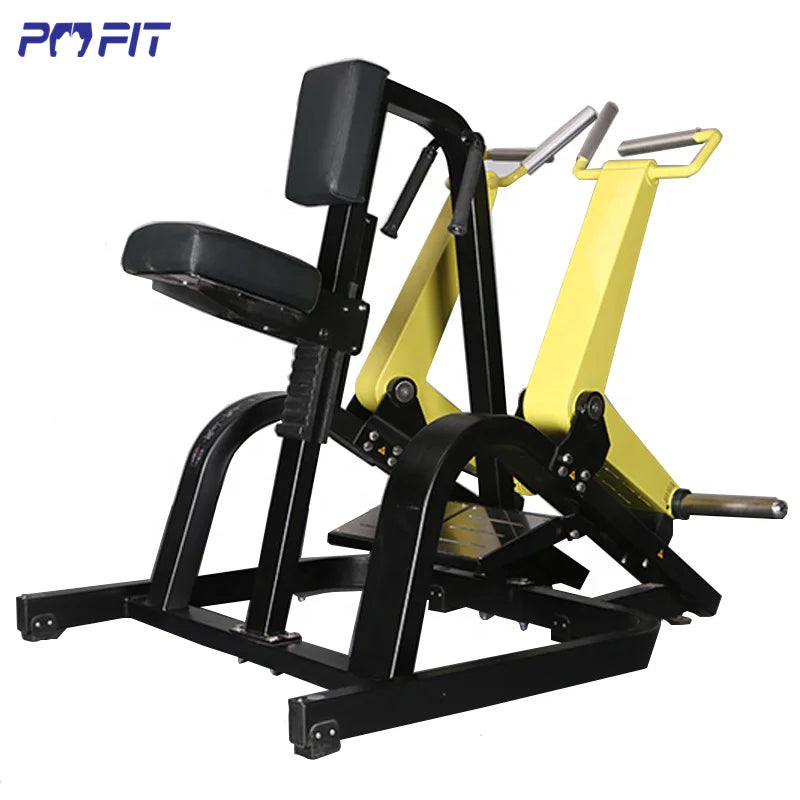 Commercial Iso Lateral Row Plate Loaded Gym Training Equipment Seated Seated Rowing Machine Incline Level Row