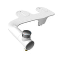 HaoEhhl Non-Electric Mechanical Bidet Toilet Seat Attachment Dual Retractable Nozzles Floor Mounted for Bathroom Use