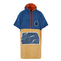 Quick Dry Soft Double Sided 100% Cotton Toned Colors Surf Beach Poncho Changing Towel
