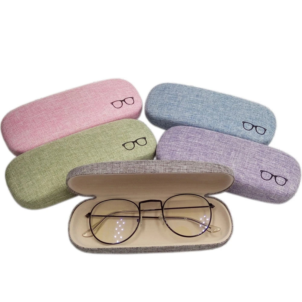 New Fashion Men Women Kids Glasses Case Hard Shell Protector Reading Eyewear Case Portable Glasses Box Case