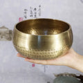 Nepal Handmade Buddha Yoga Sound Bowl Xizang Song Bowl Pure Copper Buddha Singing Bowl