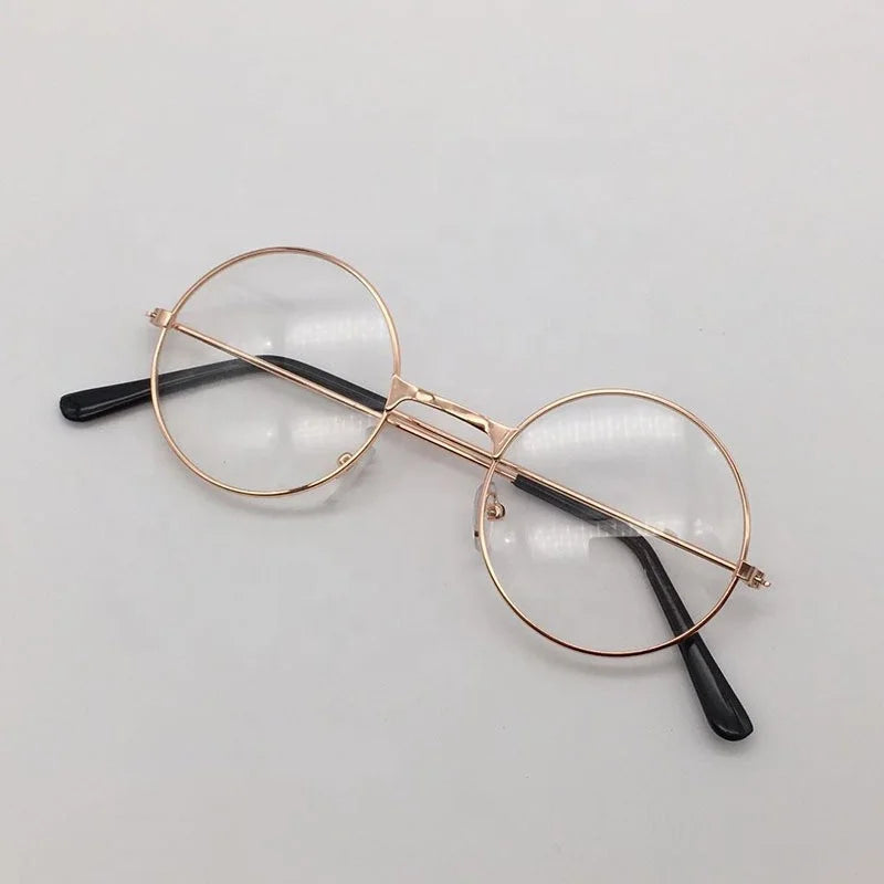 Jiuling Eyewear Reading Glasses Women Presbyopic Eye Glasses Elderly Round Metal Frame 1.0 1.5 2.0 2.5 Prescription Eyeglasses
