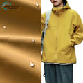 Hot Sale 100% Polyester Woven Plain Dyed Crepe Reflective Softshell Fleece Fabric Water Proof Coated for Outdoor Garments Girls