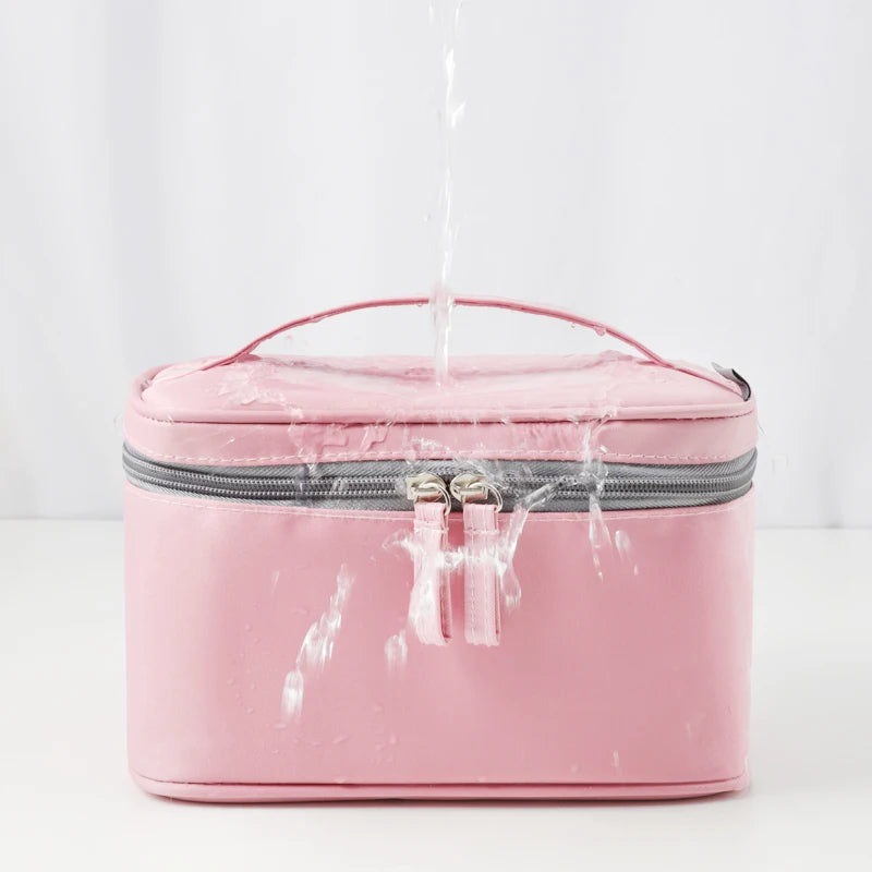 Travelsky 2024 Hot Selling Good Quality Travel Custom Large Capacity Toiletry Bag Women Water-Resistent Cosmetic Makeup Bag