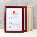 Custom Certificate Frame A4 Document Wood Diploma Frame Business License Frame