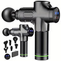 Wholesale Cheap 30 Speed Massage Product Gun Carbon Color Cordless Fitness Smart Hit Muscle Massage Fascia Gun