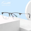 High Quality Hot Lentes Tendencia Custom Spectacle Specs Eyewear Eye Glasses Optical IP Pure Titanium Eyeglasses Frames for Men