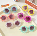 LBAshades Children's New Sun Flower Sunglasses Cute Baby Comfortable 1-6 Years Old Kids Sunglasses Round Frame Flower Glasses