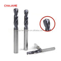 High Performance 60HRC 2-Flute Carbide Twist Drill - AlTiN Coated 1-13mm Alloy Bit for Stainless Steel/Copper RoHS