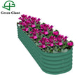 Hochbeet Gardening Planter Box 17'' Tall 9-In-1 Olive Green Modular Corrugated Metal Raised Garden Bed