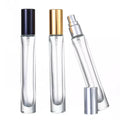 Portable Thick Bottom Empty Round Clear Perfume Spray Bottle 10ml Luxury Glass Perfume Sample Bottle