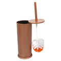 Modern Design Plastic Freestanding Toilet Brush Holder Set with Eco-Friendly Durable Construction for Bathroom Use