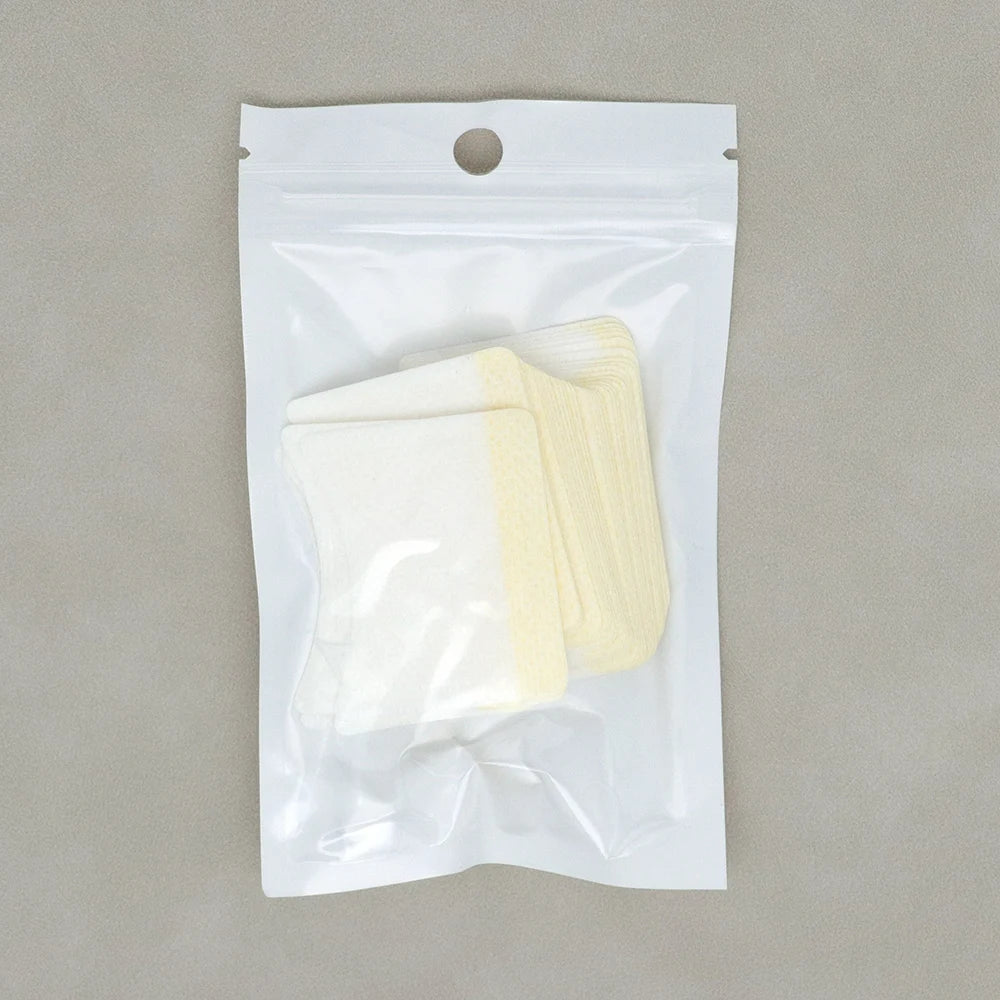 070# 40pcs Disposable Eyelash Extension Remove Cotton Pads Lash Isolation Pads Remove Eyelash Under Eye Pads
