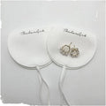 Luxury Microfiber Envelope Jewelry Bag Personalized Custom Logo Special Ribbon Gift Packaging Pouch