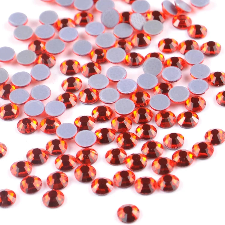 SS10 Crystal clear Strong Glue Flatback Hot Fix Rhinestones Garment Accessories Hotfix Rhinestone