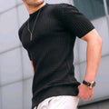 King Mcgreen Star Quick Dry Short Sleeve Plain T Shirt Men Sport T-shirts US Size Custom Blank Soft Polyester Spandex Tops