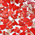 HZ Cheap Price Red jasper Facial Guasha Board Heart Shape Crystal Board for Healthy Body