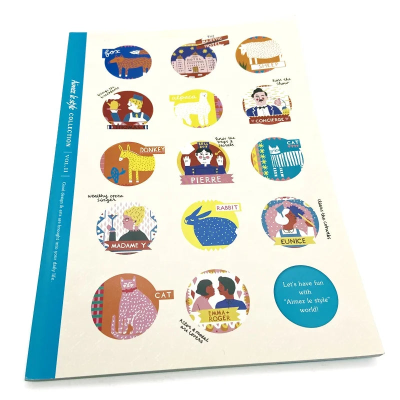 Custom A4 Brochure Catalog Booklet Printing Offset Glossy Finish Cheap Price for Adults Recycled Paper Material