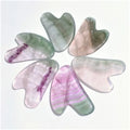 HY New Quick to ship Fluorite gem guasha board heart guastone face beauty equipment