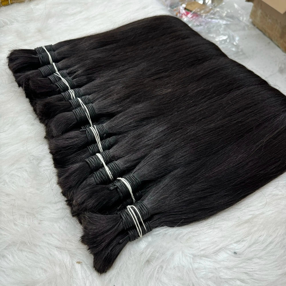 Wholesale Bulk Human Hair for Braiding Cuticle Aligned Unprocessed Afro Kinky Human Braiding Hair Bulk No Weft Bulk Human Hair