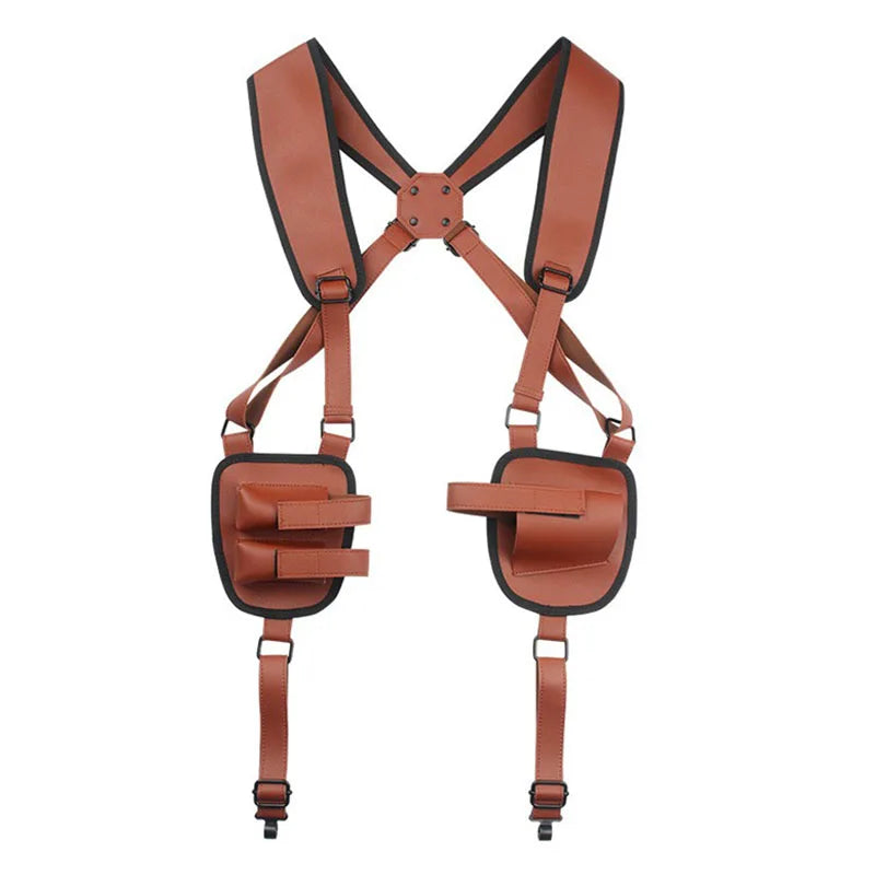 Tactical Concealed Gun Holster PU Leather Shoulder Underarm Holster
