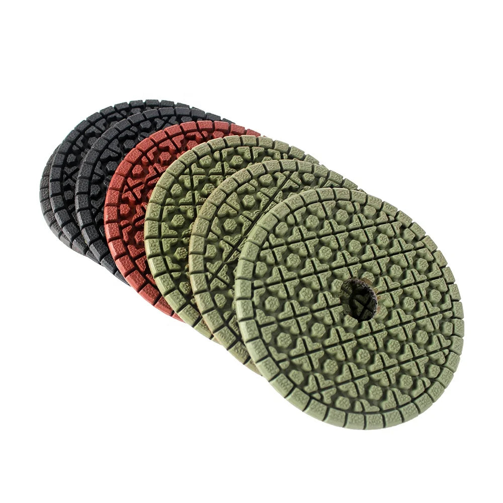 TRUE SHINE 100mm Granite Wet Diamond Polishing Pads Factory Outlets Polishing Pads Factory Outlets