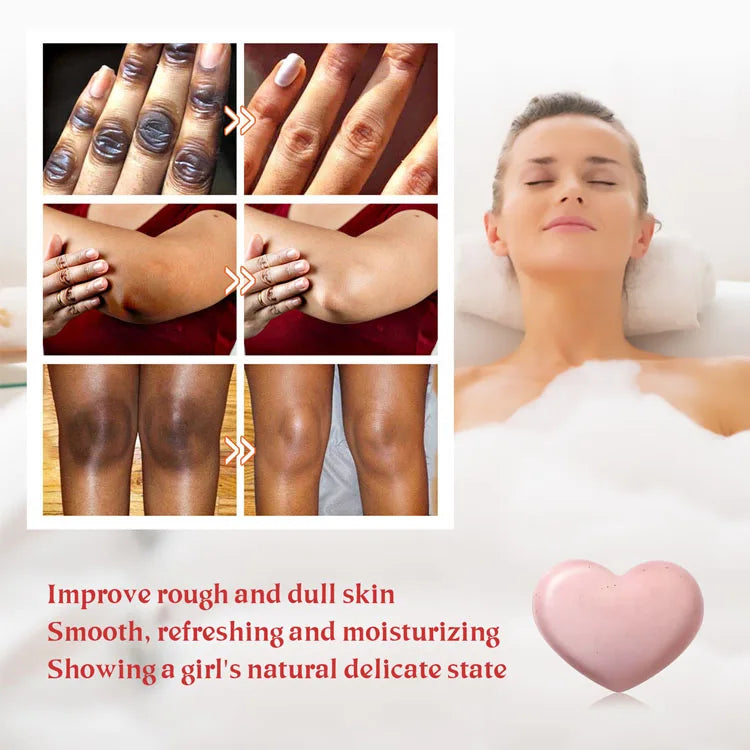 Whlesale Peach Pink Shower Soap Lighten Melanin Beauty Whitening Bath Soap Shower Hydrating Soap Body Cleansing Skin Care