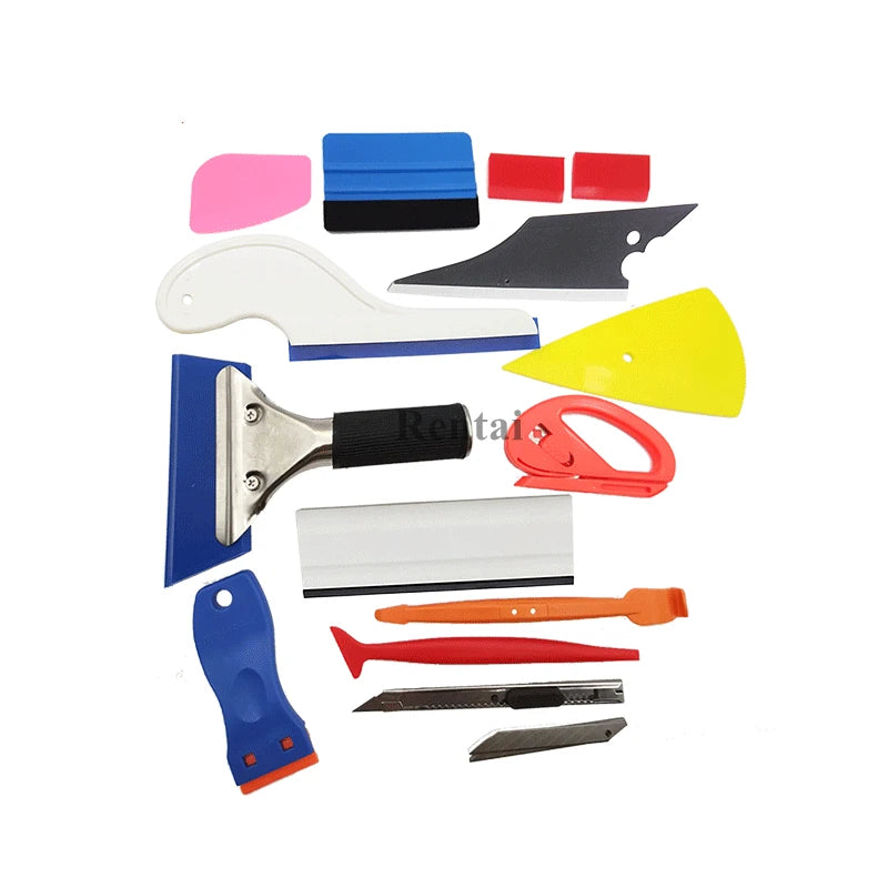 Crafting Vinyl Weeding Tools Vehicle Vinyl Install Scrapers Squeegee Sets Auto Window Tint Car Vinyl Wraps Kit Car Wrapping Tool