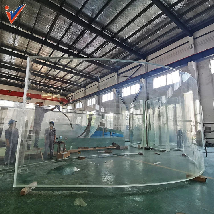 Leyu Factory Direct Sale Big Acrylic Aquarium Sheets Plastic Cylinder Shape Direct From Manufacturer