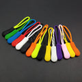 10pcs/lot Zipper Pull Rope End Fit Zippers Puller Zip Head Replacement Clip Buckle Fixer Suitcase Clothing Home Textiles