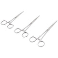 Stainless Steel Hemostatic Forceps Surgical Forceps Tool Hemostat Locking Clamps Forceps Fishing Pliers Curved/Straight Tip