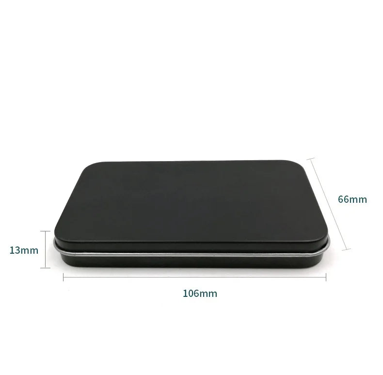 Custom Print Rectangular Tin Box for Storing Game Cards and Bicycle Poker Eco-Friendly Gift for Essential Oils Wigs Cosmetics