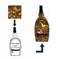 New Wholesale Butterfly Pattern Crossbody Sling Bag Flexible Customization Personalized Shoulder Bag Customizable Size Color