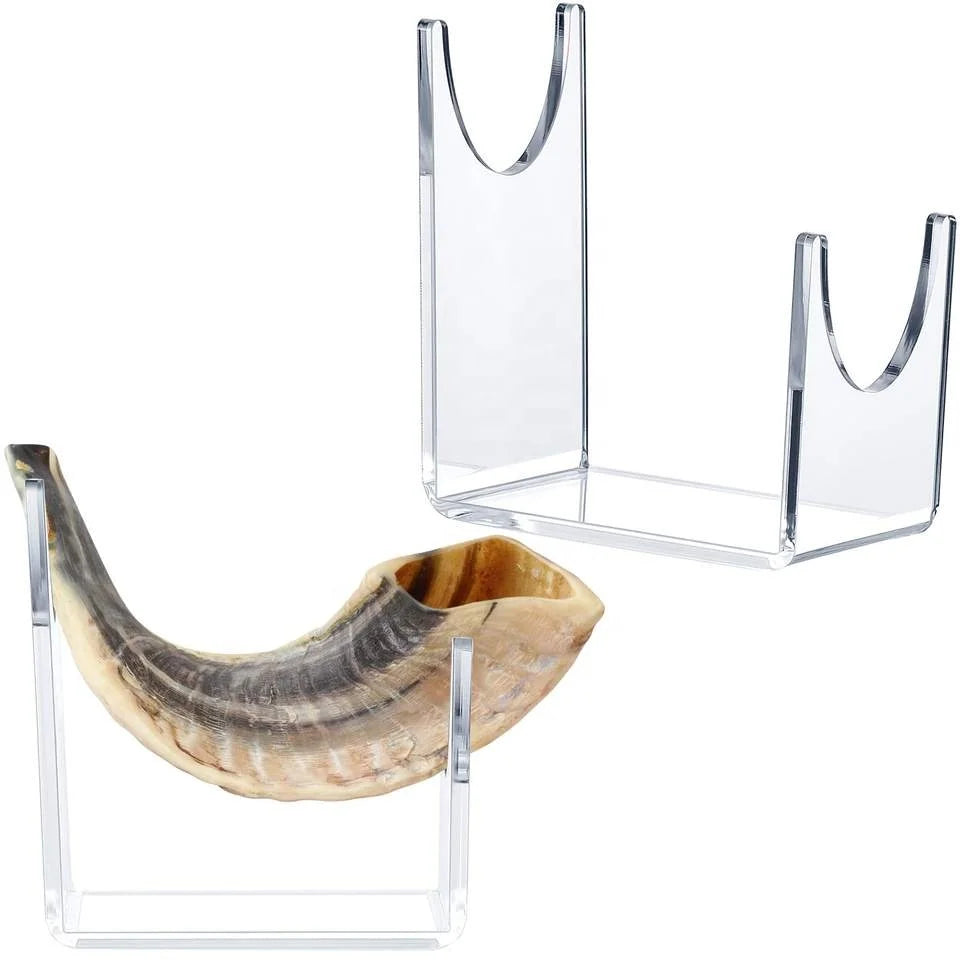 OEM Customized Wholesale Custom Acrylic Shofar Stand Clear Acrylic Display Stand