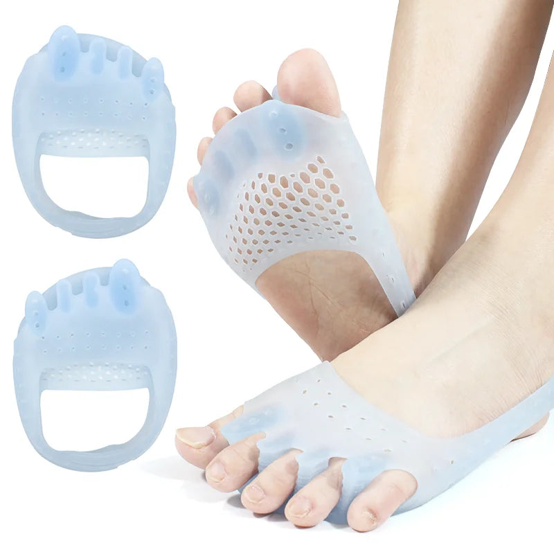 Metatarsal Cushion With Heel Strap Breathable and Secure Toe Separators Toe Spacers Forefoot Pads