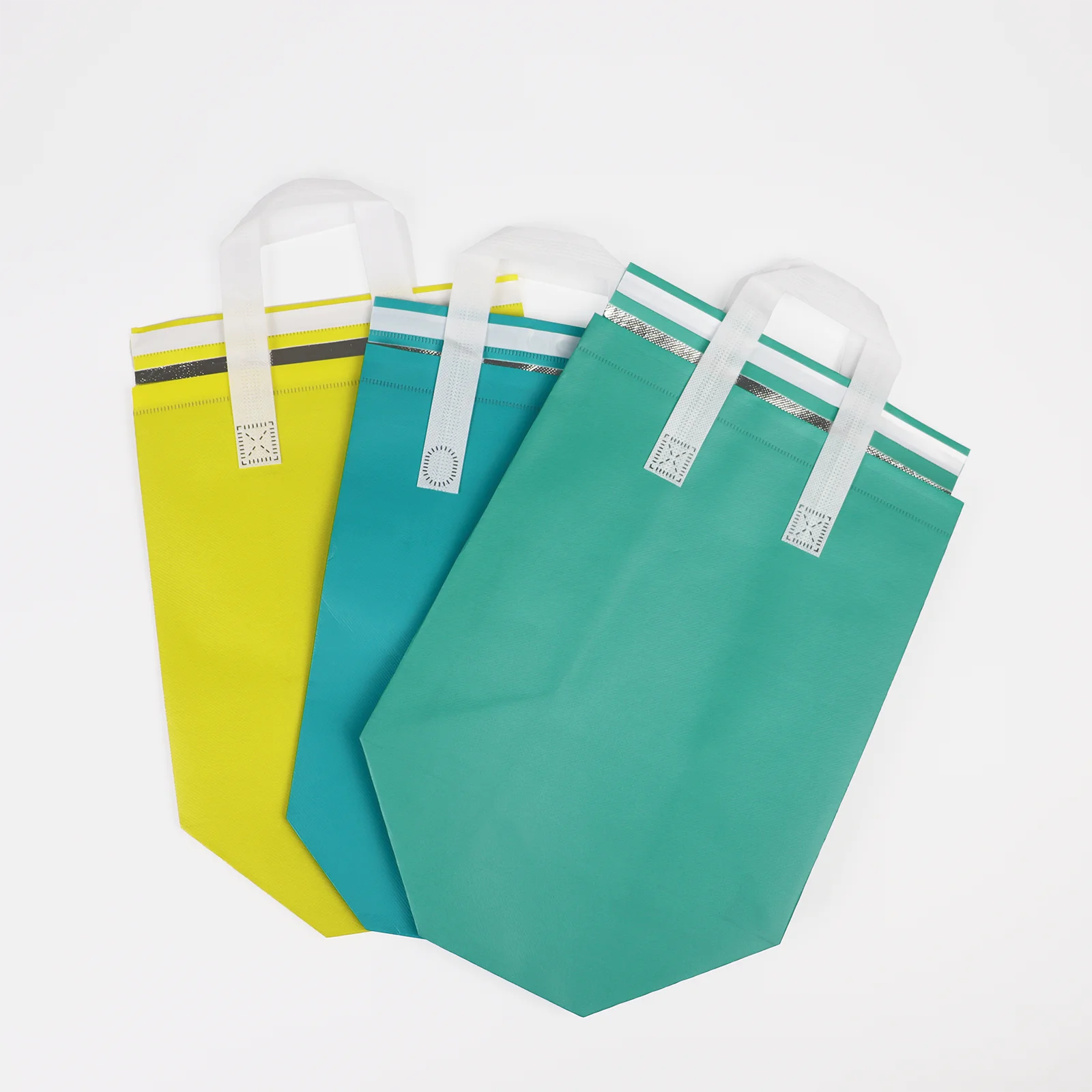 Wholesale Insulated Cooler Bag Warm Waterproof Non-woven Takeaway Tote Bag