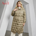 Thick Loose Parkas Women Fashion Solid Covered Button Winter Clothes for Women