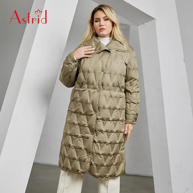 Thick Loose Parkas Women Fashion Solid Covered Button Winter Clothes for Women