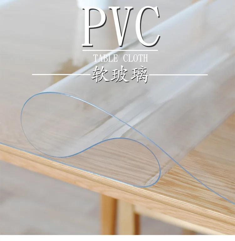 Waterproof Flexible Transparent Plastic Pvc Sheet Table Cloth Roll