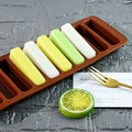 Diy Glue Mold 10 Long Strip Silicone Mold Lollipop Ice Cube Mold