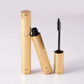 HUIHO Customised Gold Metal Empty Mascara Tube with Brush Unique Private Label for Cosmetics Packaging