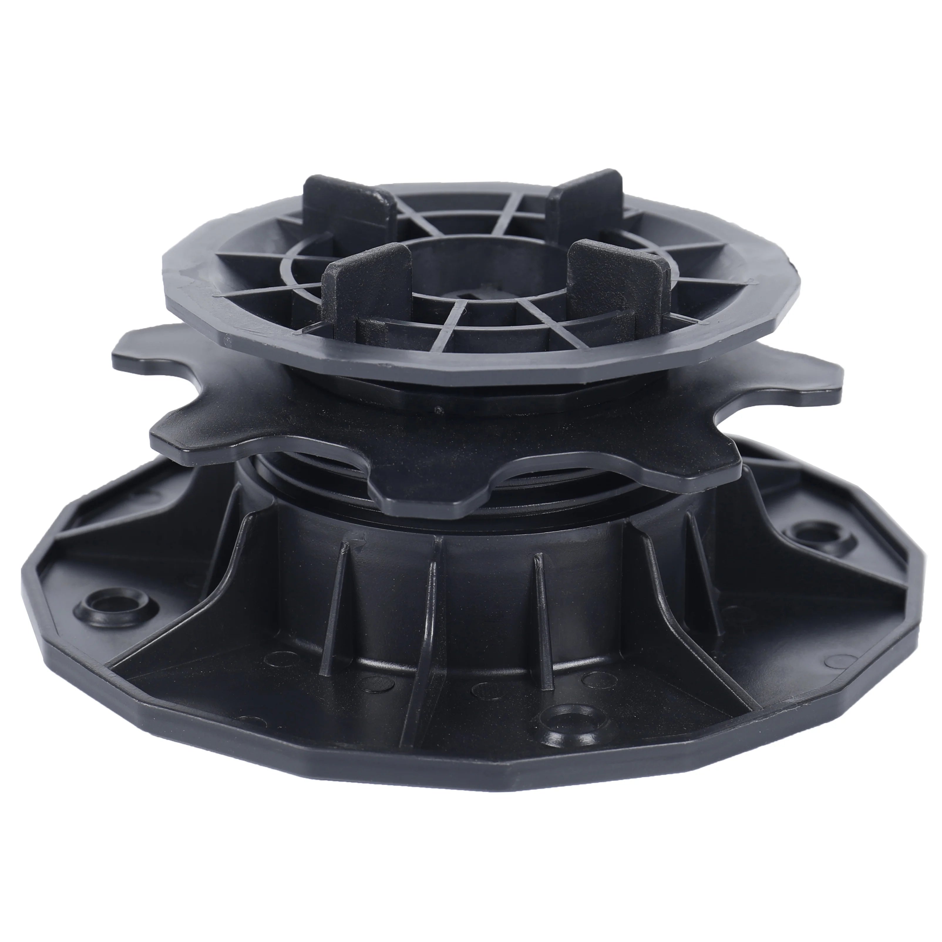 Square or Rectangular Stone Concrete Ceramic Tiles Paver Support Pedestal Angle Adjustment Pedestals XF-T202D 45-80 mm