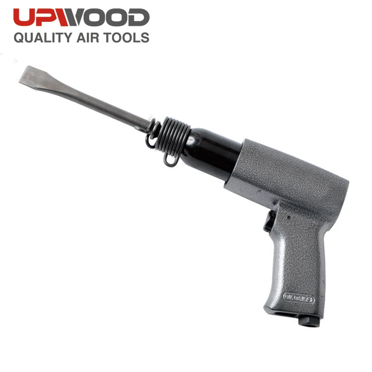 UPWOOD UW-AH190P Air Cutting Chisel Hammer Gun Hex Round Shank with 4PC Chisel 3500 BPM Pneumatic Hammer Shovel Tool
