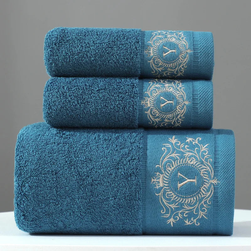 Factory Direct Sale Towel Set 100% Cotton Thicker Plus Soft Absorbent High-grade Bath Towel Set Cheap Kitchen Towel Set