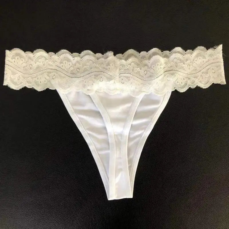 Qualisub Personalized Blank Lace Panties Sublimation Female Panties Sublimation Panties for Ladies DIY Design Gift for Lover