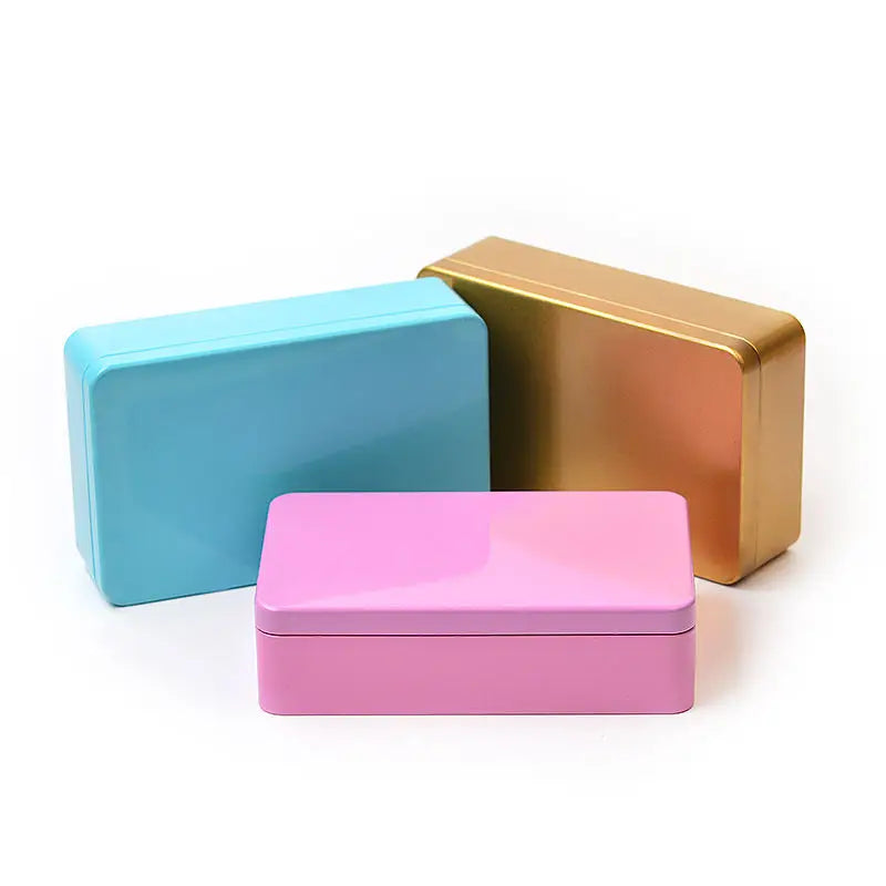 Wholesale Rectangular Tin Cans 19x12x5.2cm Tinplate Offset Printing for Food Candy Snacks Cake Cookies Chocolate Custom Sizes MegaBDM
