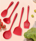 Silicone Non-Stick Kitchen Utensils Spatula Set Cookware Accessories